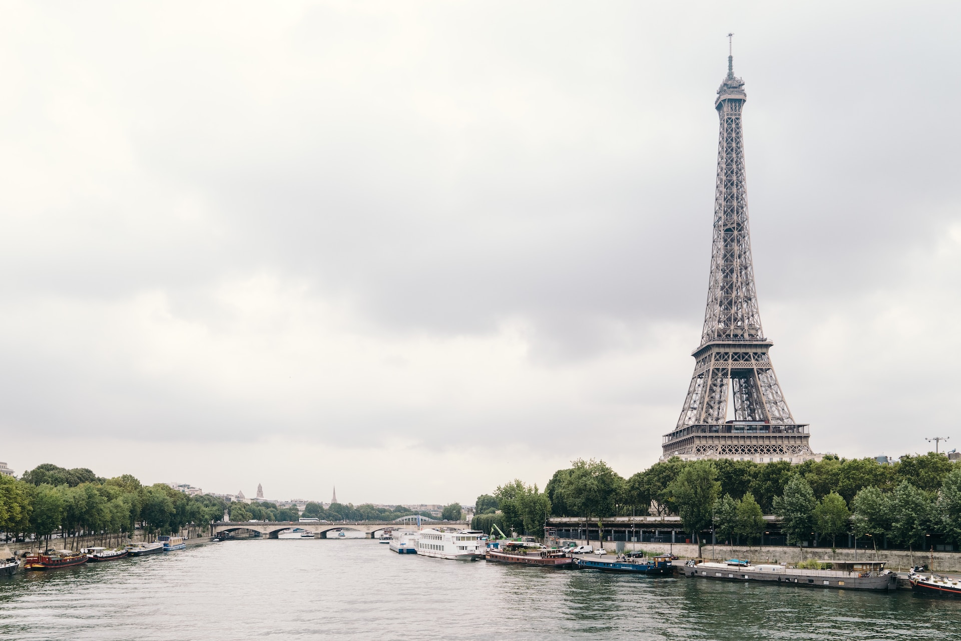 Foto: John Towner, Rio Sena, Torre Eiffel