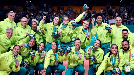 Vôlei feminino é medalha de prata nos Jogos Pan-americanos