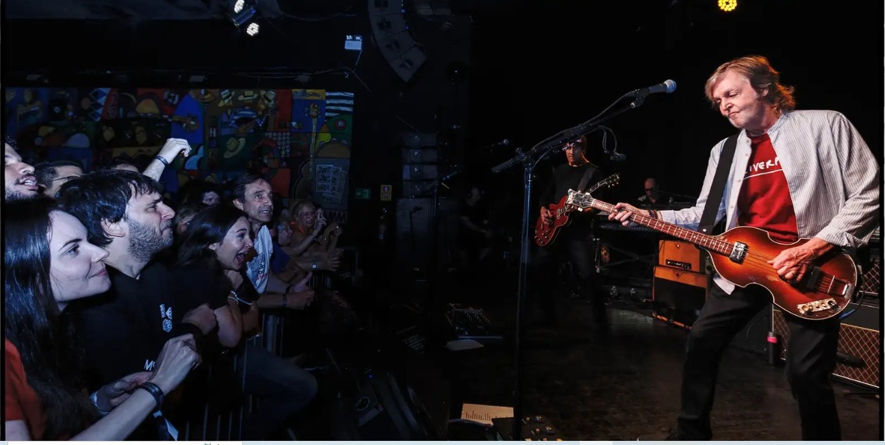 Paul McCartney transforma Clube do Choro, em Brasília, no Cavern